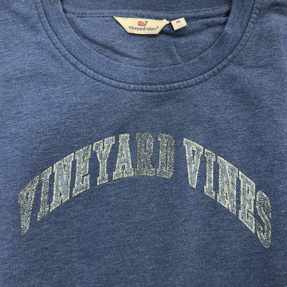 Vineyard Vines Heathered Blue Pullover - Picture 2 of 6